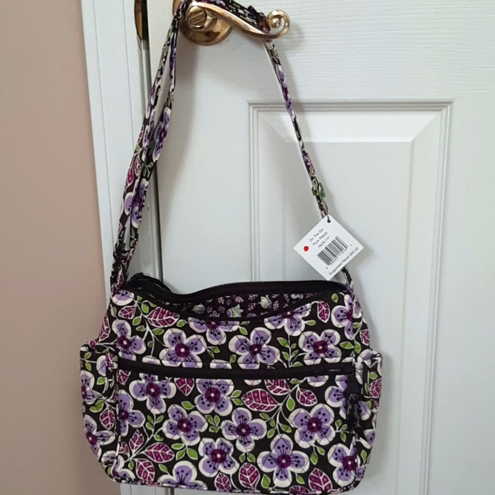 Plum petals Vera Bradley purse